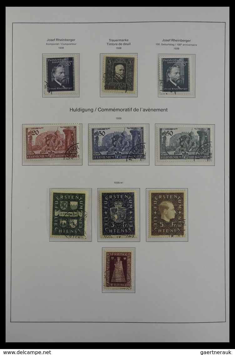 Liechtenstein: 1912-1985: Almost complete and mostly cancelled collection Liechtenstein 1912-1985 in