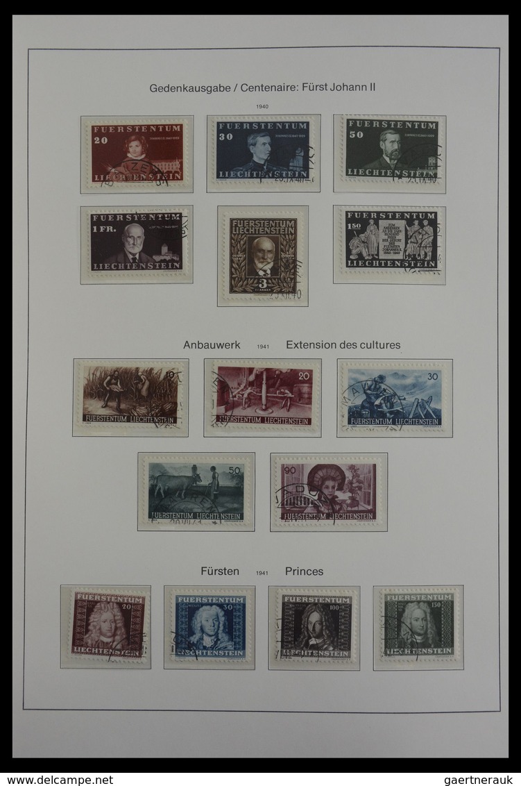 Liechtenstein: 1912-1985: Almost complete and mostly cancelled collection Liechtenstein 1912-1985 in