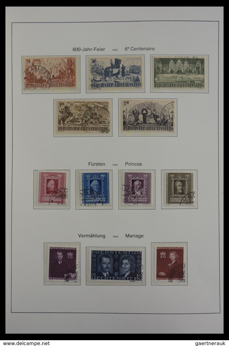 Liechtenstein: 1912-1985: Almost complete and mostly cancelled collection Liechtenstein 1912-1985 in