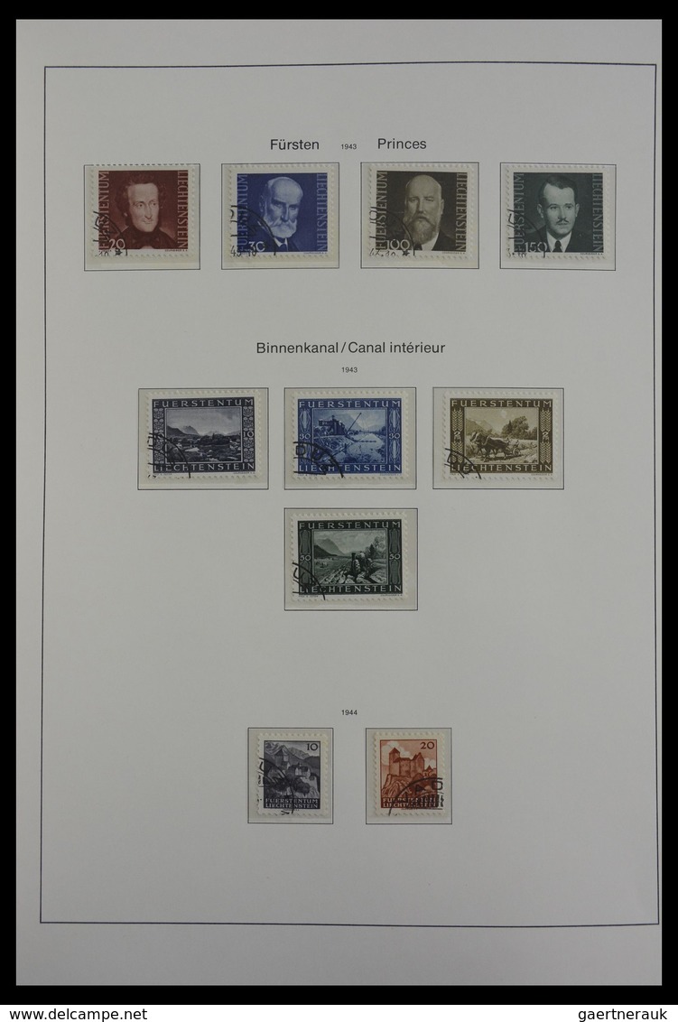 Liechtenstein: 1912-1985: Almost complete and mostly cancelled collection Liechtenstein 1912-1985 in