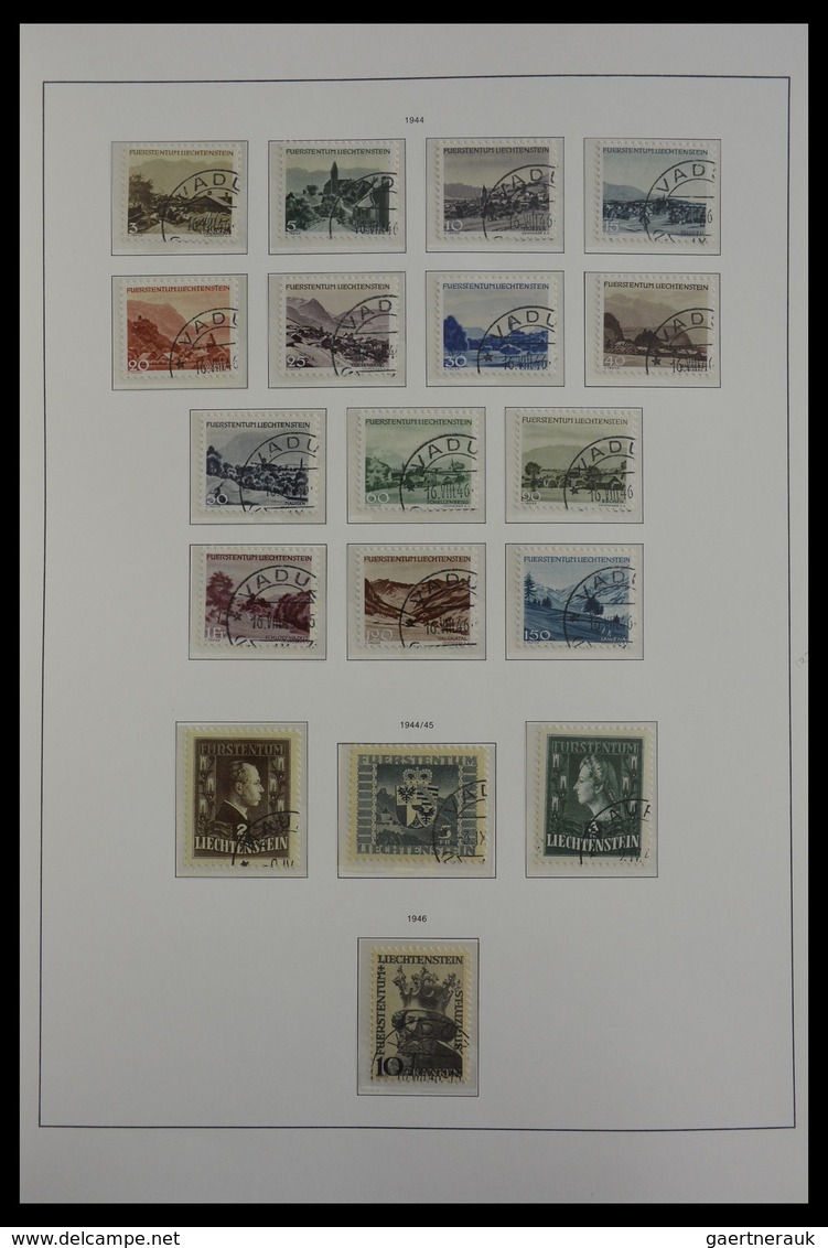 Liechtenstein: 1912-1985: Almost complete and mostly cancelled collection Liechtenstein 1912-1985 in