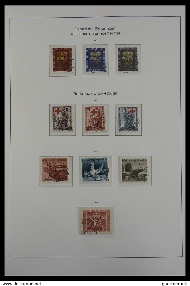 Liechtenstein: 1912-1985: Almost complete and mostly cancelled collection Liechtenstein 1912-1985 in