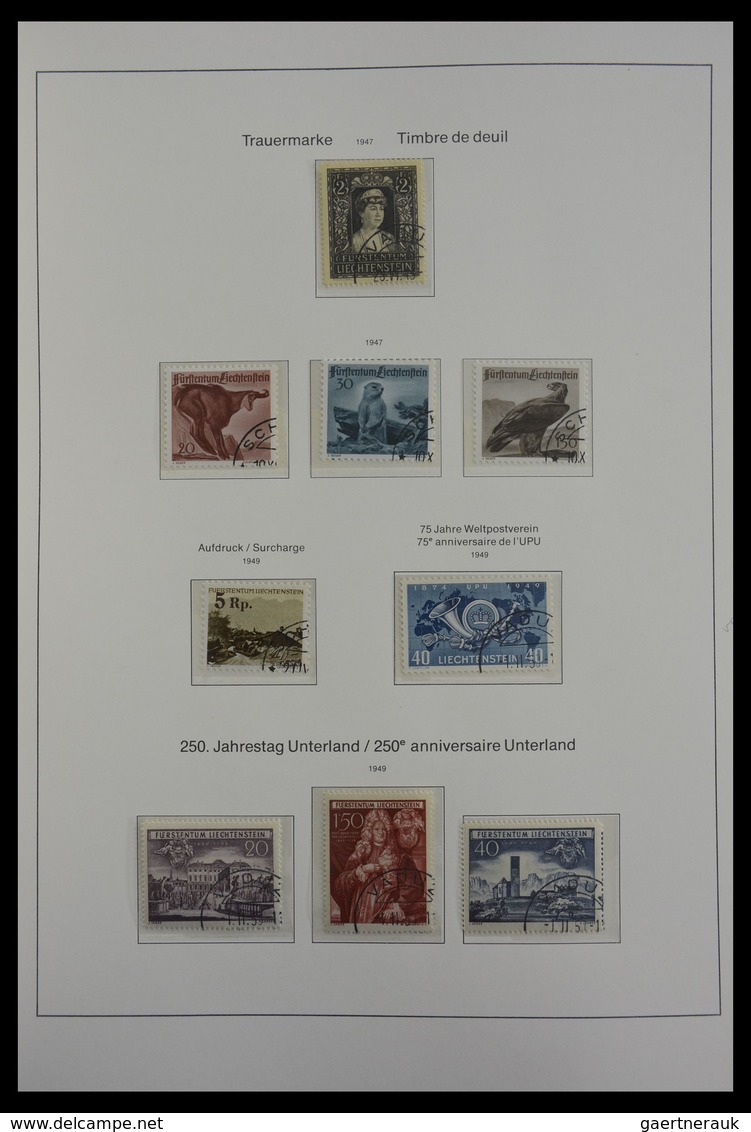 Liechtenstein: 1912-1985: Almost complete and mostly cancelled collection Liechtenstein 1912-1985 in