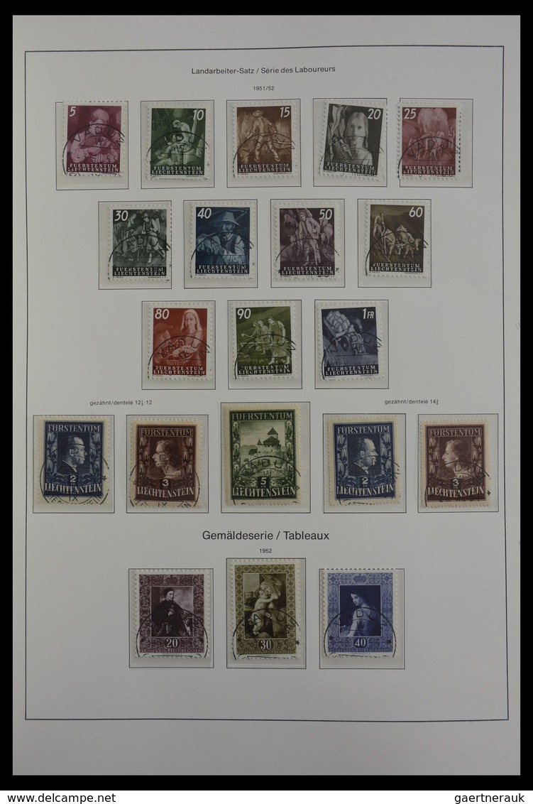 Liechtenstein: 1912-1985: Almost complete and mostly cancelled collection Liechtenstein 1912-1985 in