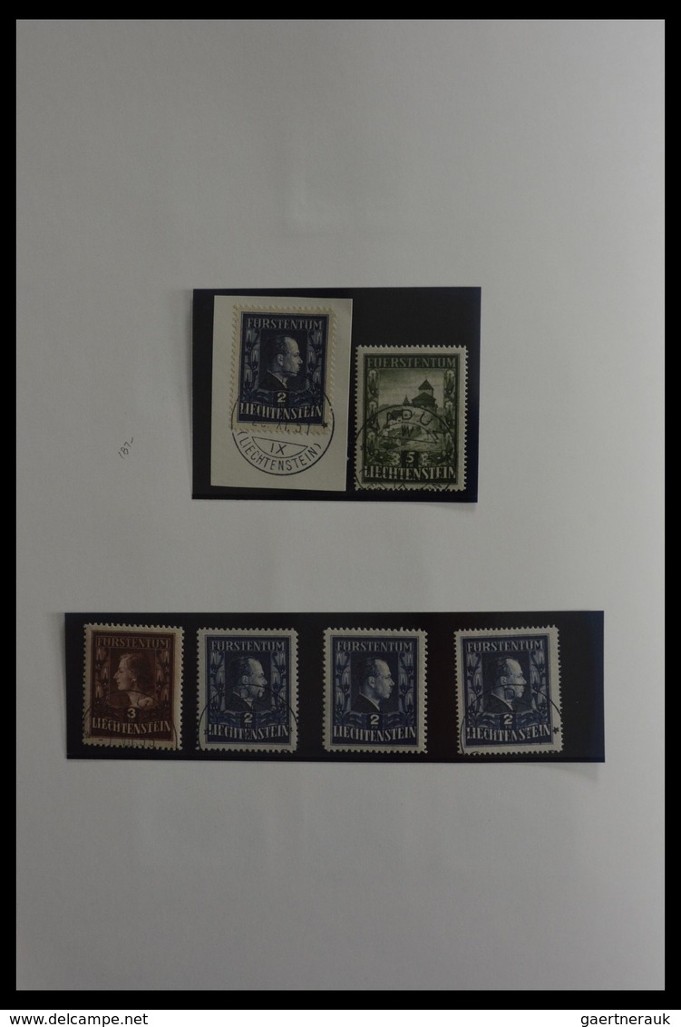 Liechtenstein: 1912-1985: Almost complete and mostly cancelled collection Liechtenstein 1912-1985 in