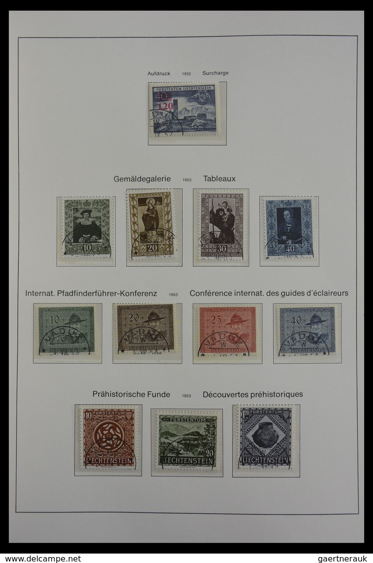 Liechtenstein: 1912-1985: Almost complete and mostly cancelled collection Liechtenstein 1912-1985 in