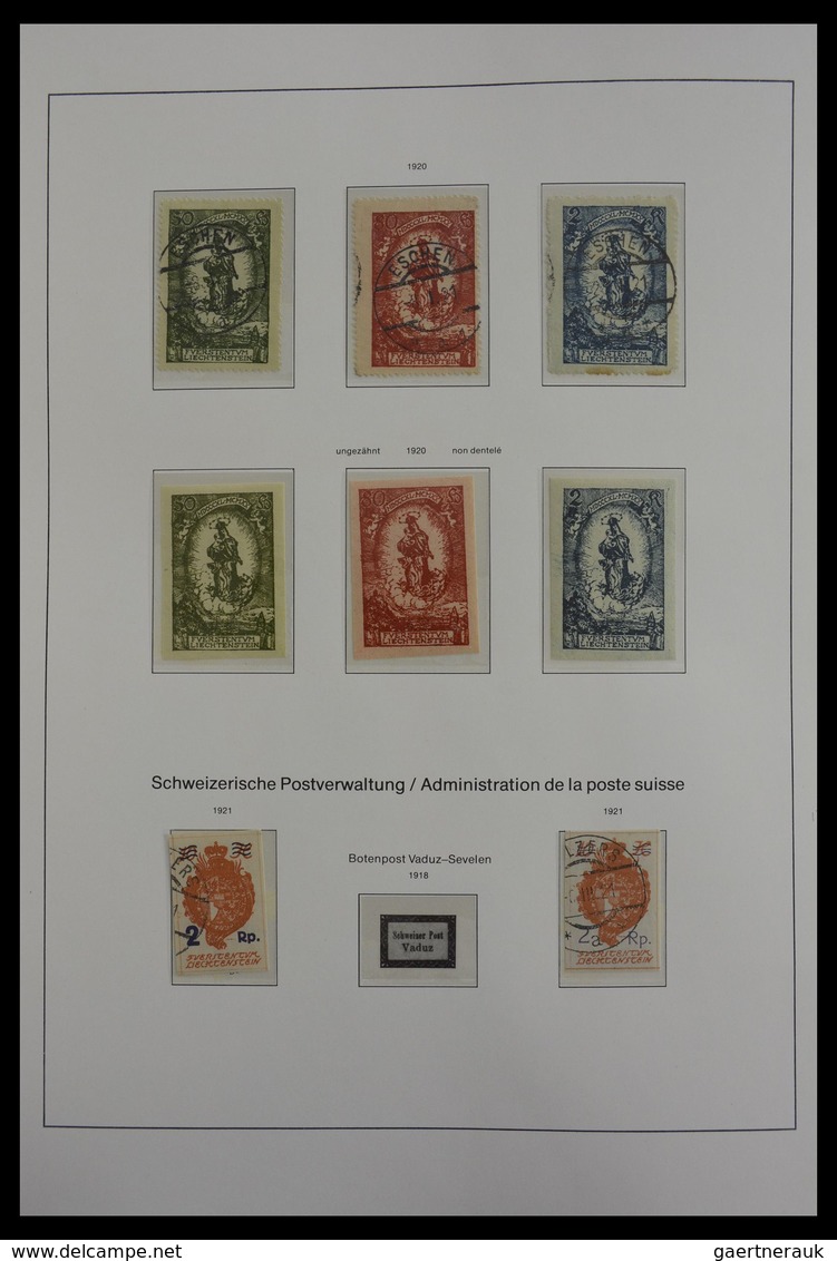 Liechtenstein: 1912-1985: Almost complete and mostly cancelled collection Liechtenstein 1912-1985 in