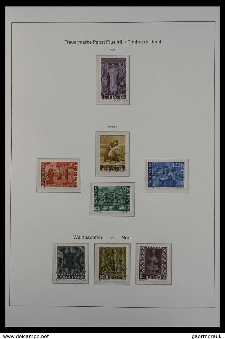 Liechtenstein: 1912-1985: Almost complete and mostly cancelled collection Liechtenstein 1912-1985 in