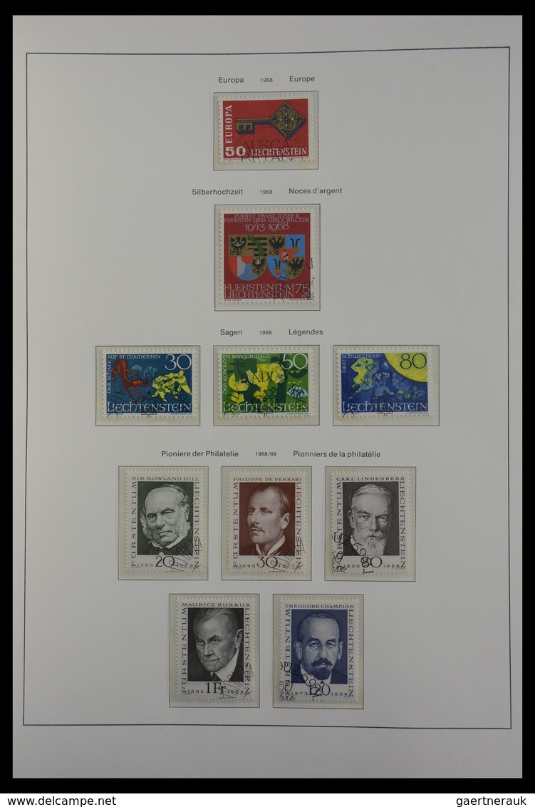 Liechtenstein: 1912-1985: Almost complete and mostly cancelled collection Liechtenstein 1912-1985 in