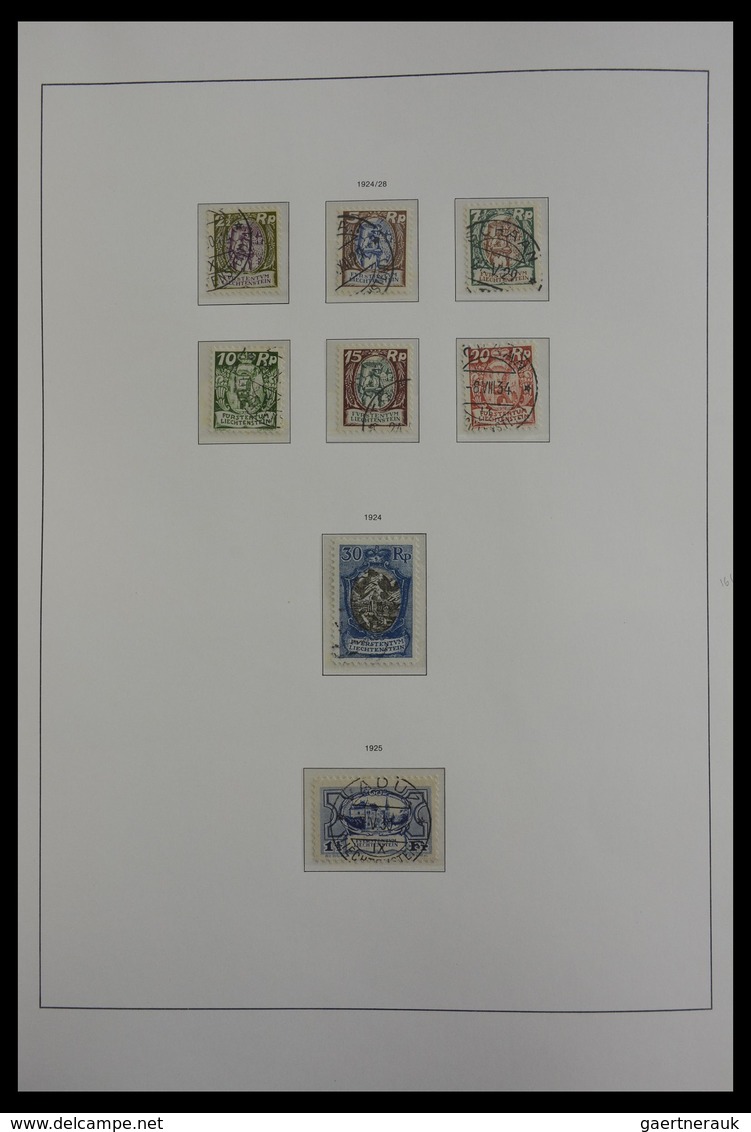 Liechtenstein: 1912-1985: Almost complete and mostly cancelled collection Liechtenstein 1912-1985 in