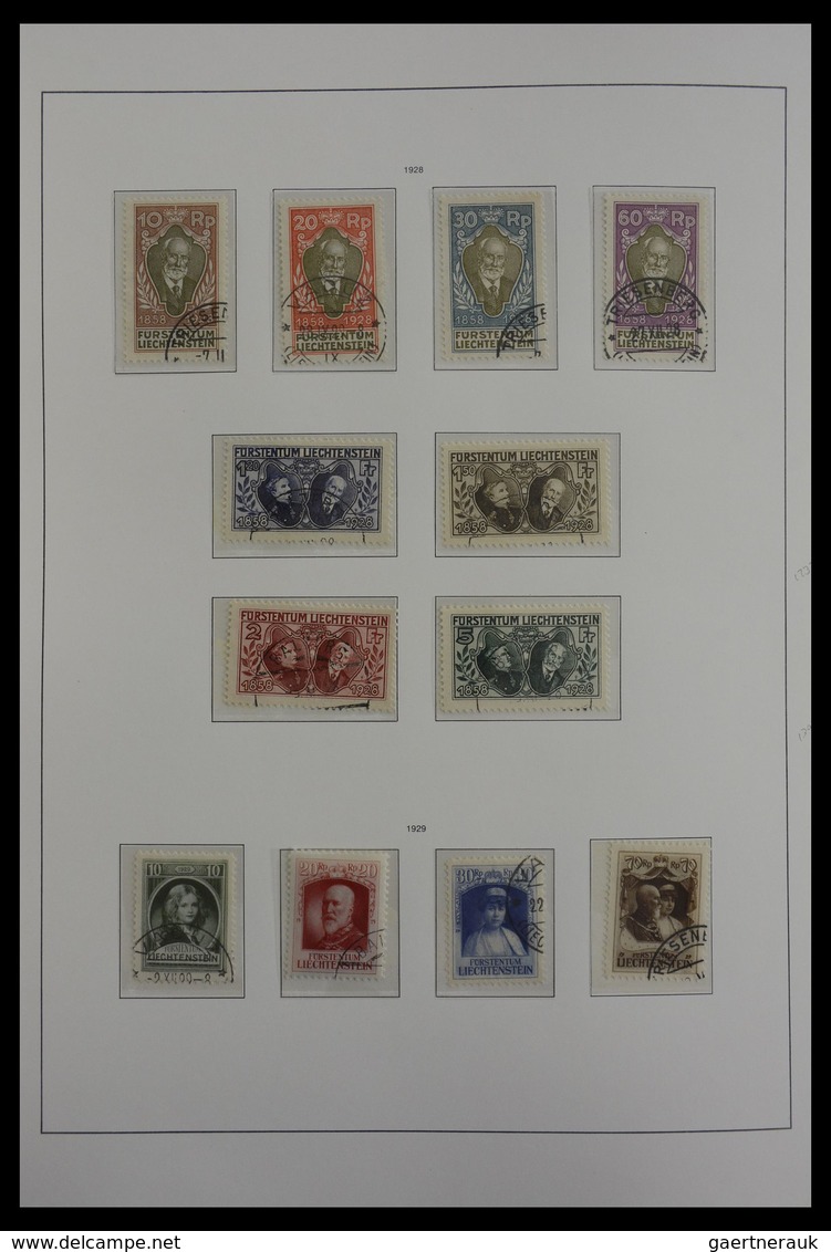 Liechtenstein: 1912-1985: Almost complete and mostly cancelled collection Liechtenstein 1912-1985 in