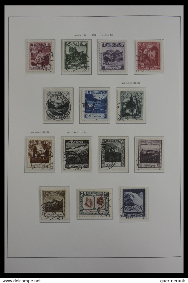 Liechtenstein: 1912-1985: Almost complete and mostly cancelled collection Liechtenstein 1912-1985 in