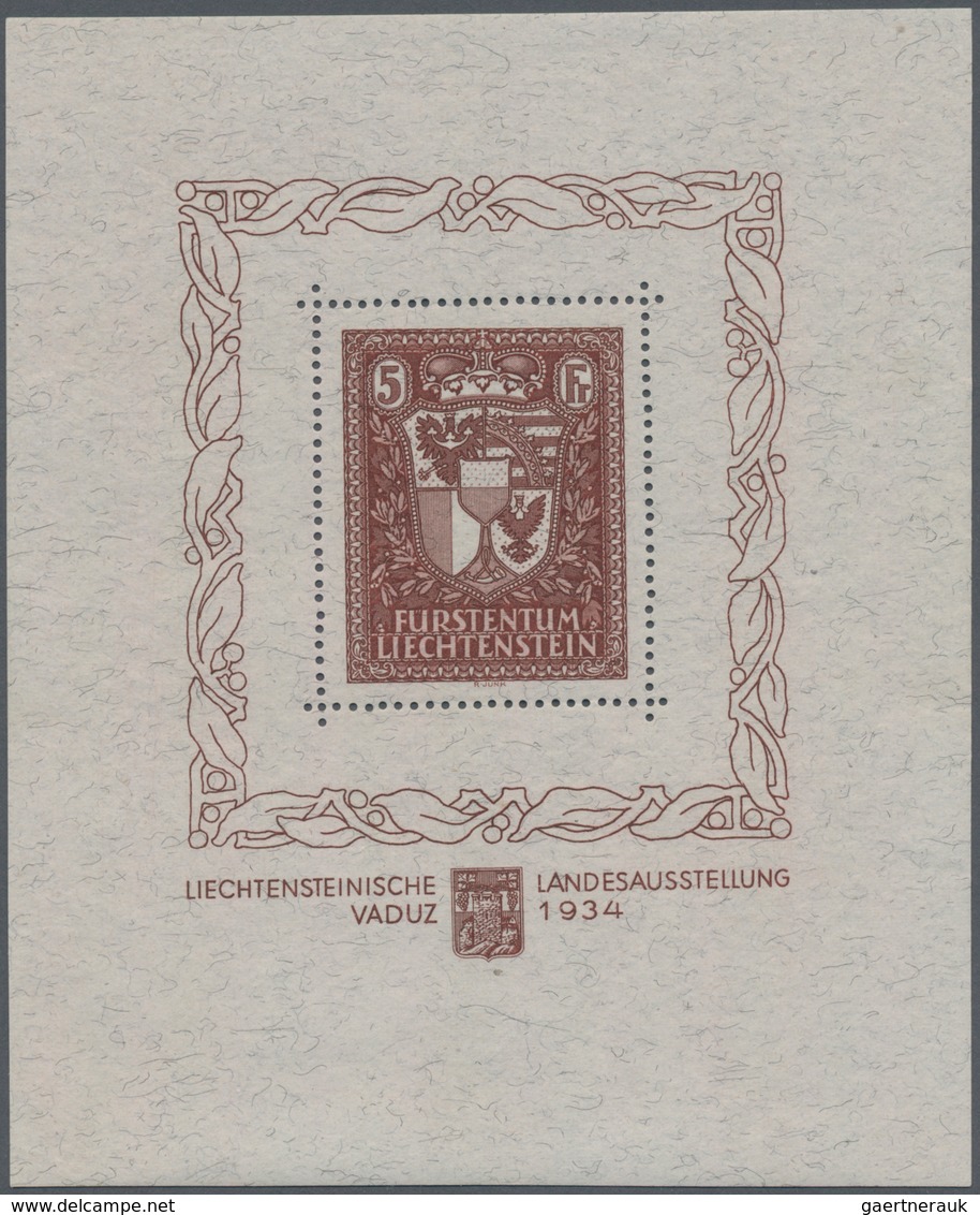 Liechtenstein: 1912-2018, Sammlung Von Gestempelten Und/oder Postfrischen, Wenig Ungebrauchten Marke - Collections