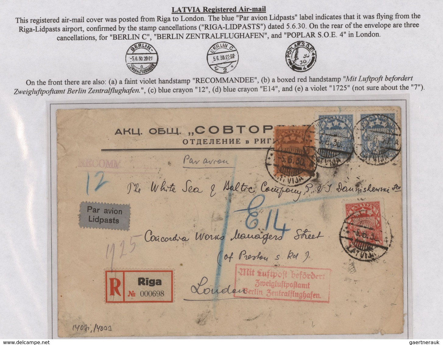 Litauen: 1830/1947, Postal History Of Lithuania, Sophisticated Collection Of Apprx. 115 Covers/cards - Lituania