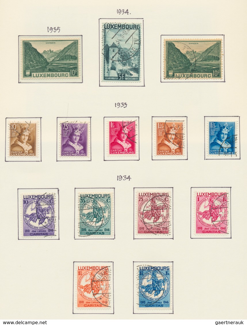 Luxemburg: 1847/1960, a splendid collection in two volumes, from some pre-philately, marvellous sect