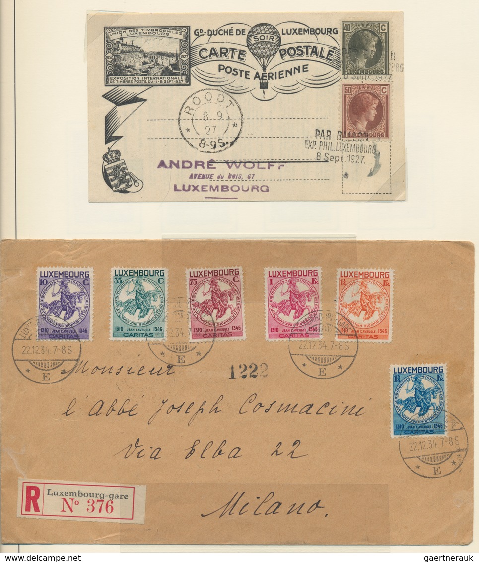 Luxemburg: 1847/1960, a splendid collection in two volumes, from some pre-philately, marvellous sect