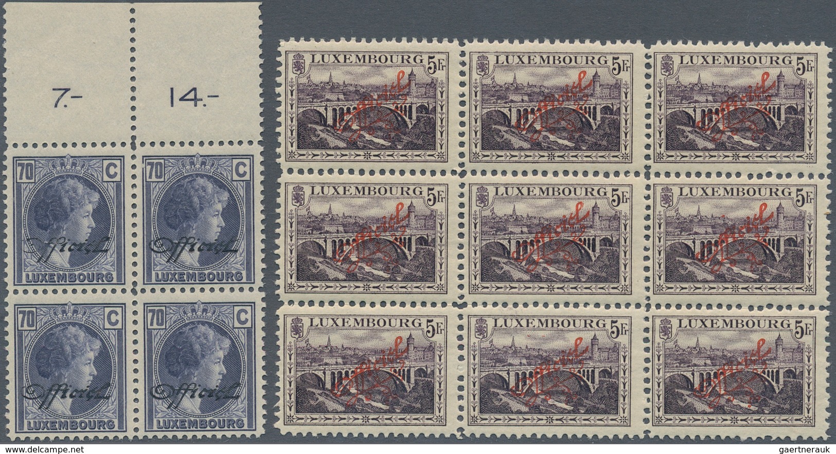 Luxemburg: 1859/1957 (ca.), Duplicates On Stockcards With Many Valuable Stamps Incl. Some Classic Is - Altri & Non Classificati