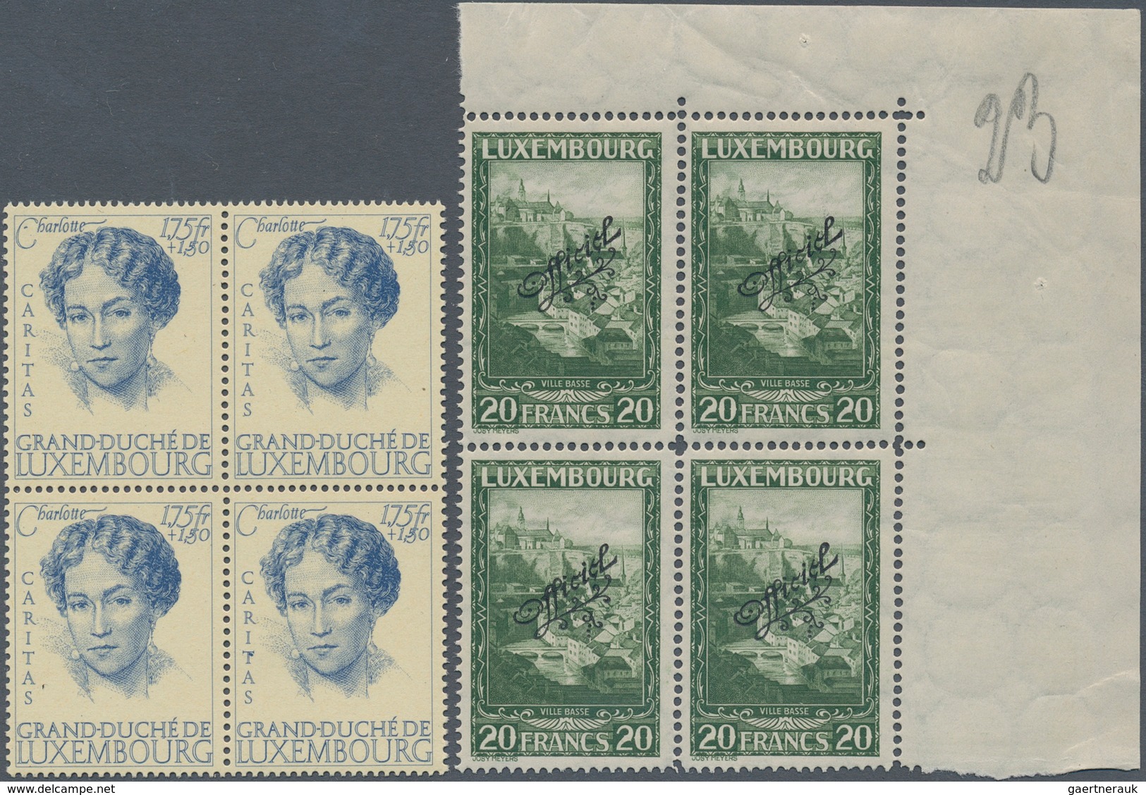 Luxemburg: 1859/1957 (ca.), Duplicates On Stockcards With Many Valuable Stamps Incl. Some Classic Is - Altri & Non Classificati