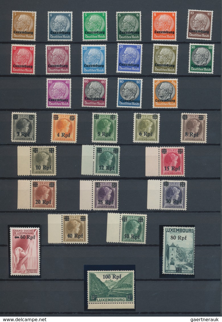 Luxemburg: 1921/1997, U/m Collection On Stocksheets/in Stockbook, Well Collected Throughout With Ple - Altri & Non Classificati