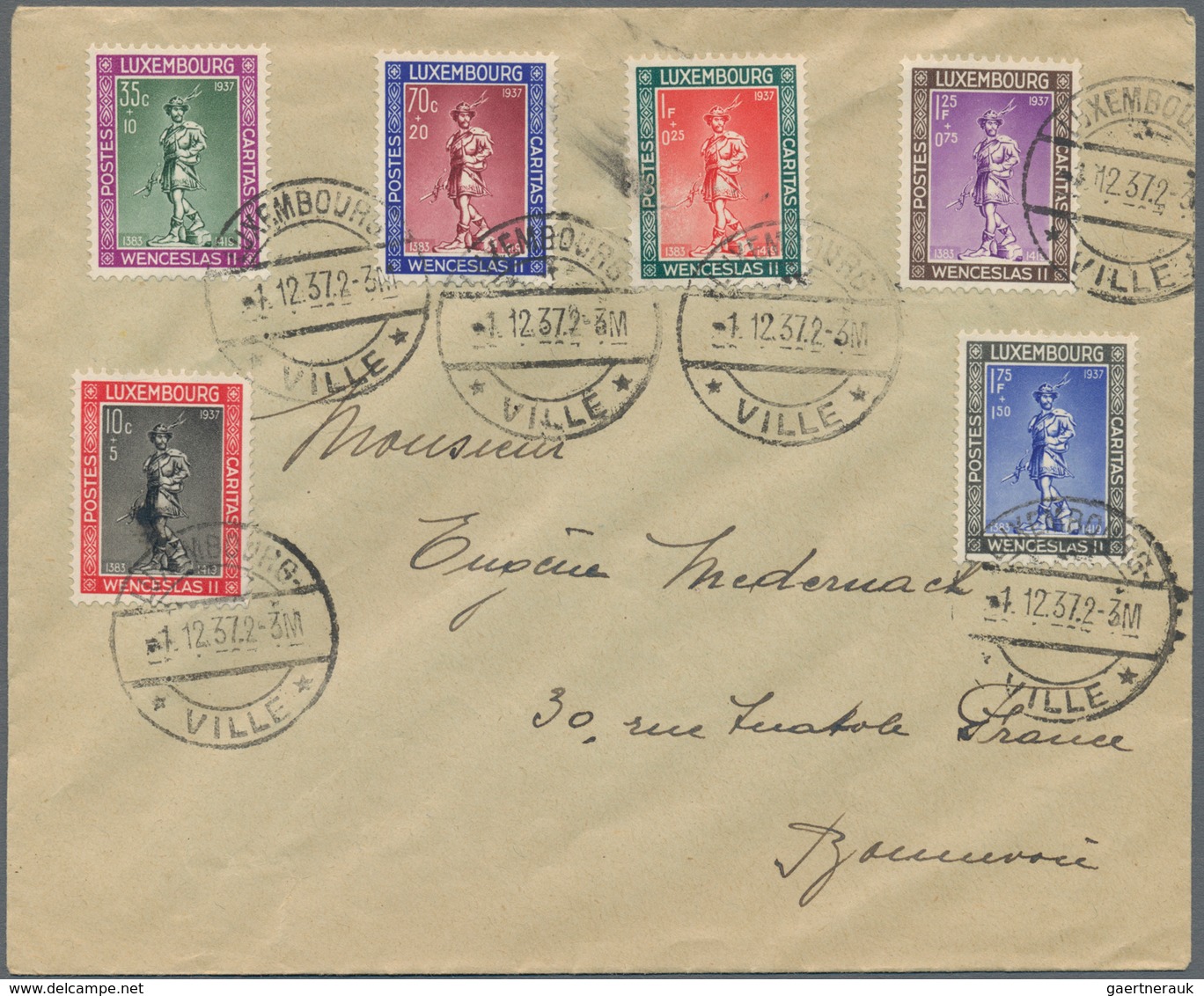 Luxemburg: 1937/1986, Assortment Of Apprx. 150 Entires, Incl. Several Better F.d.c., A Selection Of - Other & Unclassified