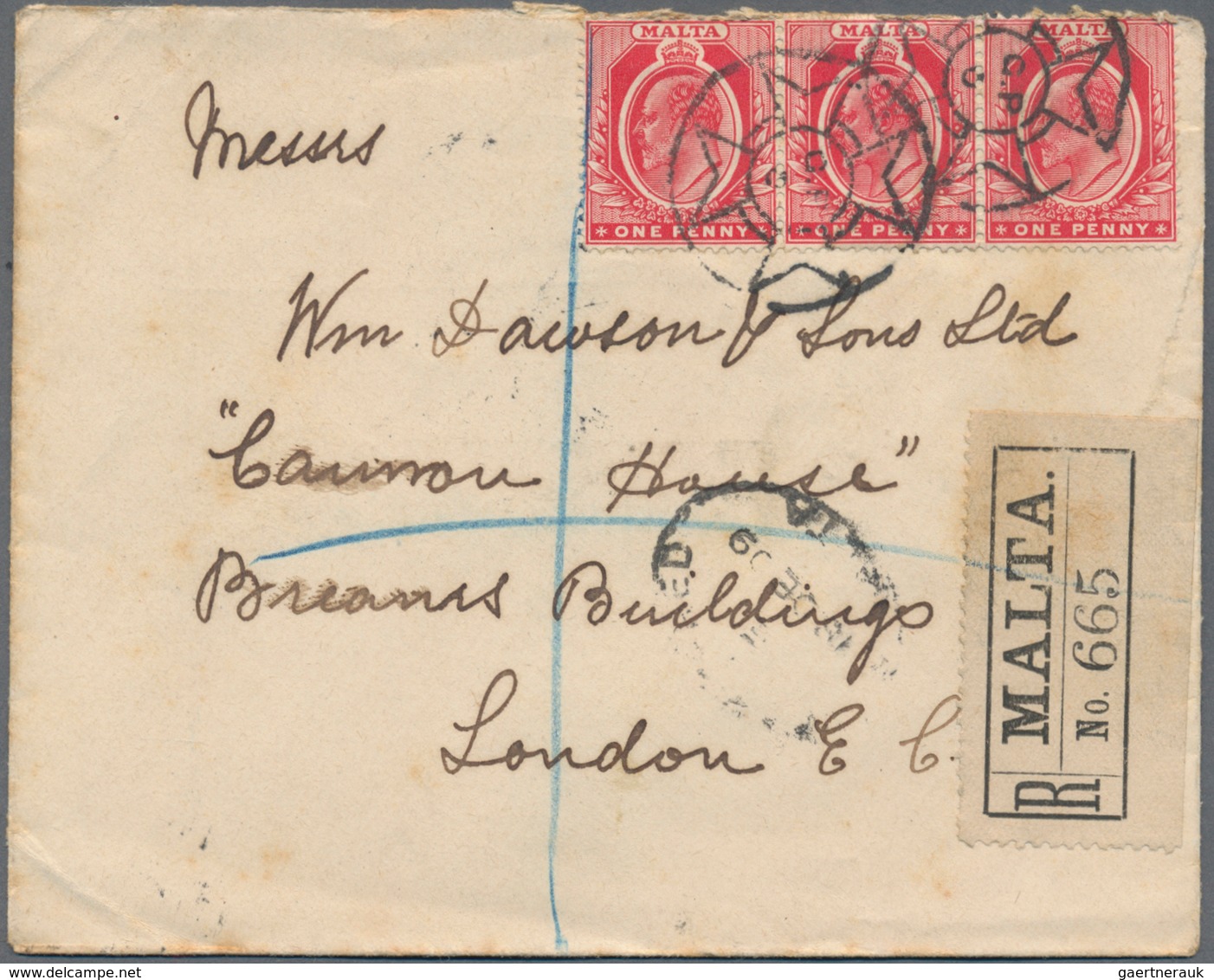 Malta: 1886/2001 ca. 260 letters, cards, postal stationeries (incl. unfolded wrappers and aerograms)