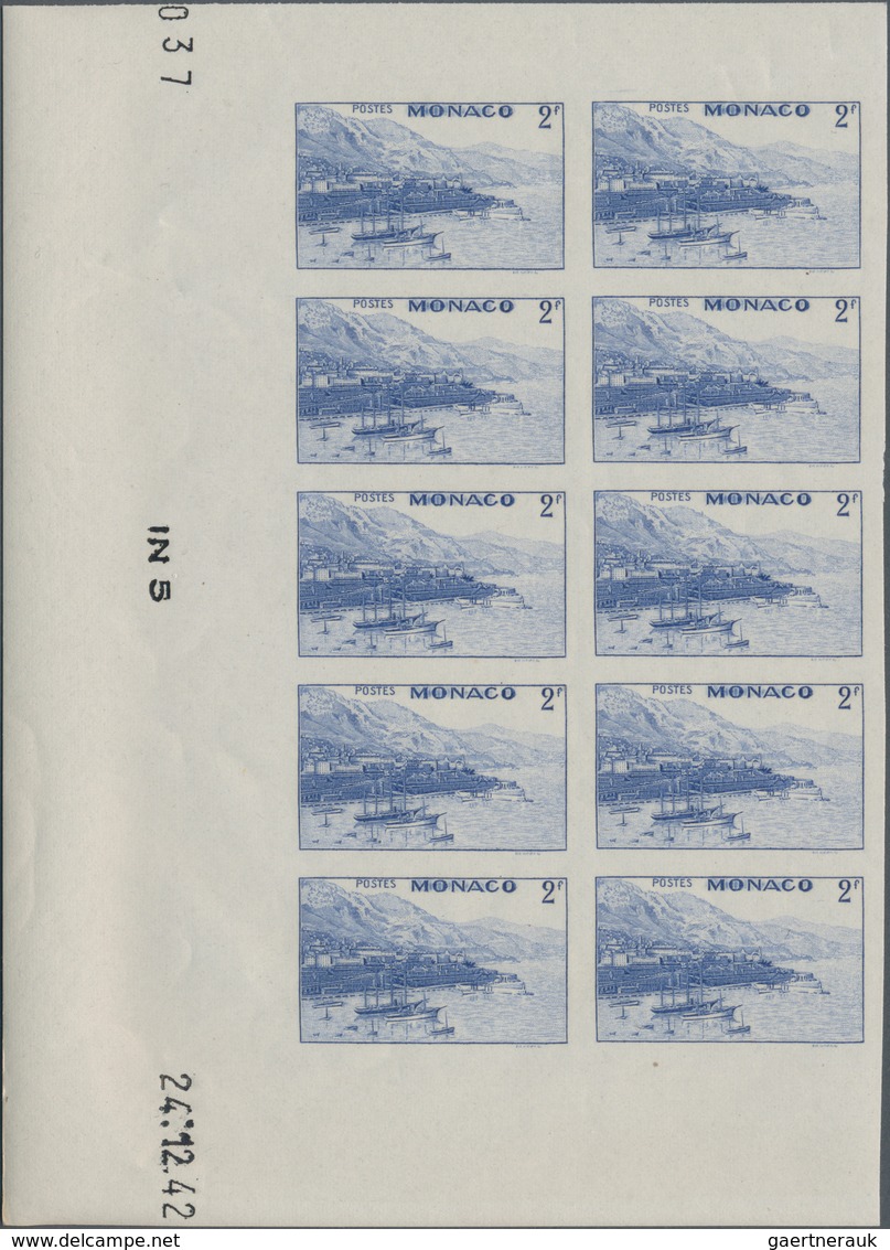 Monaco: 1885/1943, comprehensive mint and used accumulation on stockcards, well sorted throughout in