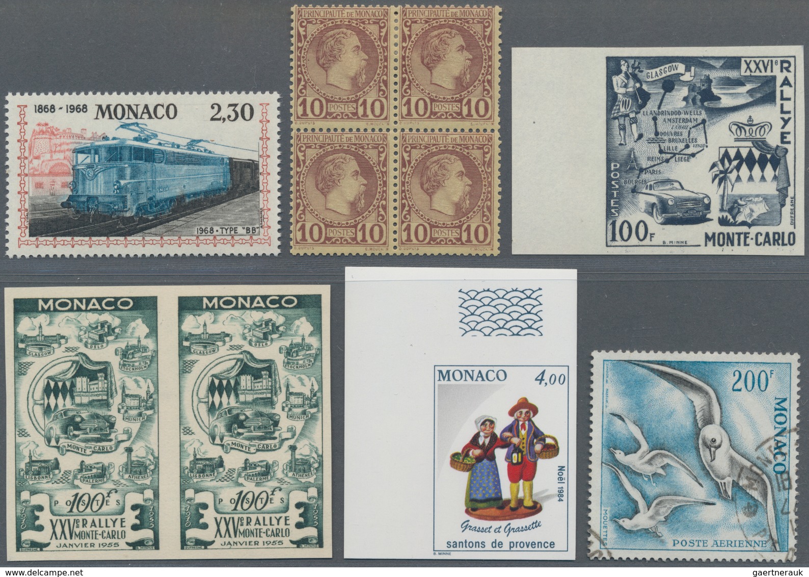 Monaco: 1885/1978 (ca.), Duplicates On Stockcards With Several Valuable Stamps Incl. A Nice Section - Usados