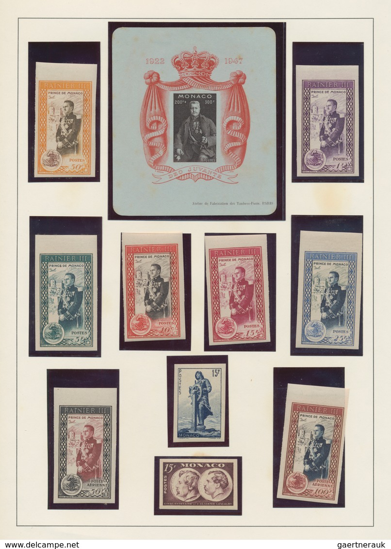 Monaco: 1885/1984, A Mint Collection In A Lighthouse Album, Appears To Be Complete Plus Many Extras, - Gebraucht