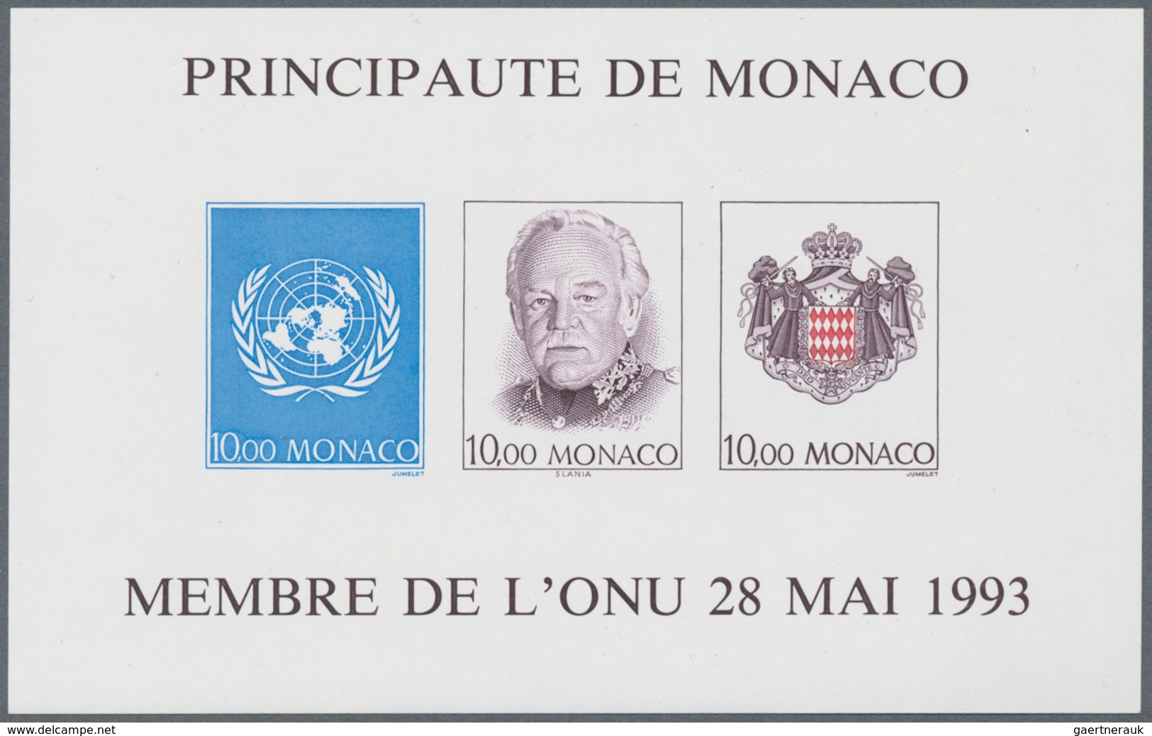 Monaco: 1938/1994, Accumulation With 453 MINIATURE SHEETS Incl. A Nice Part IMPERFORATE And SPECIAL - Gebraucht
