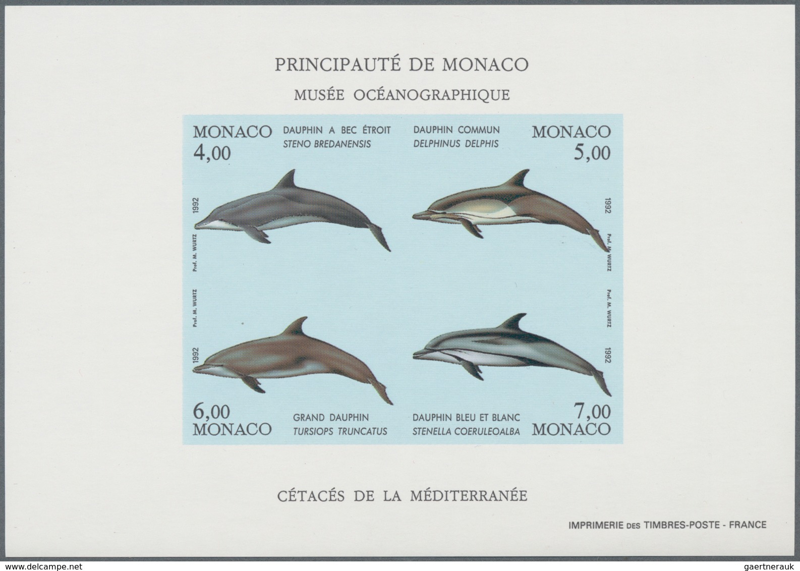Monaco: 1938/1994, accumulation with 453 MINIATURE SHEETS incl. a nice part IMPERFORATE and SPECIAL