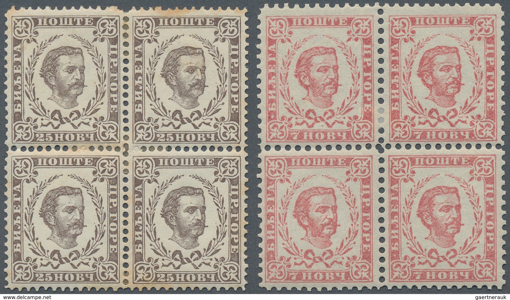 Montenegro: 1874/1893, Definitives "Nikola", Specialised Assortment Of Apprx. 57 Stamps, All Stated - Montenegro