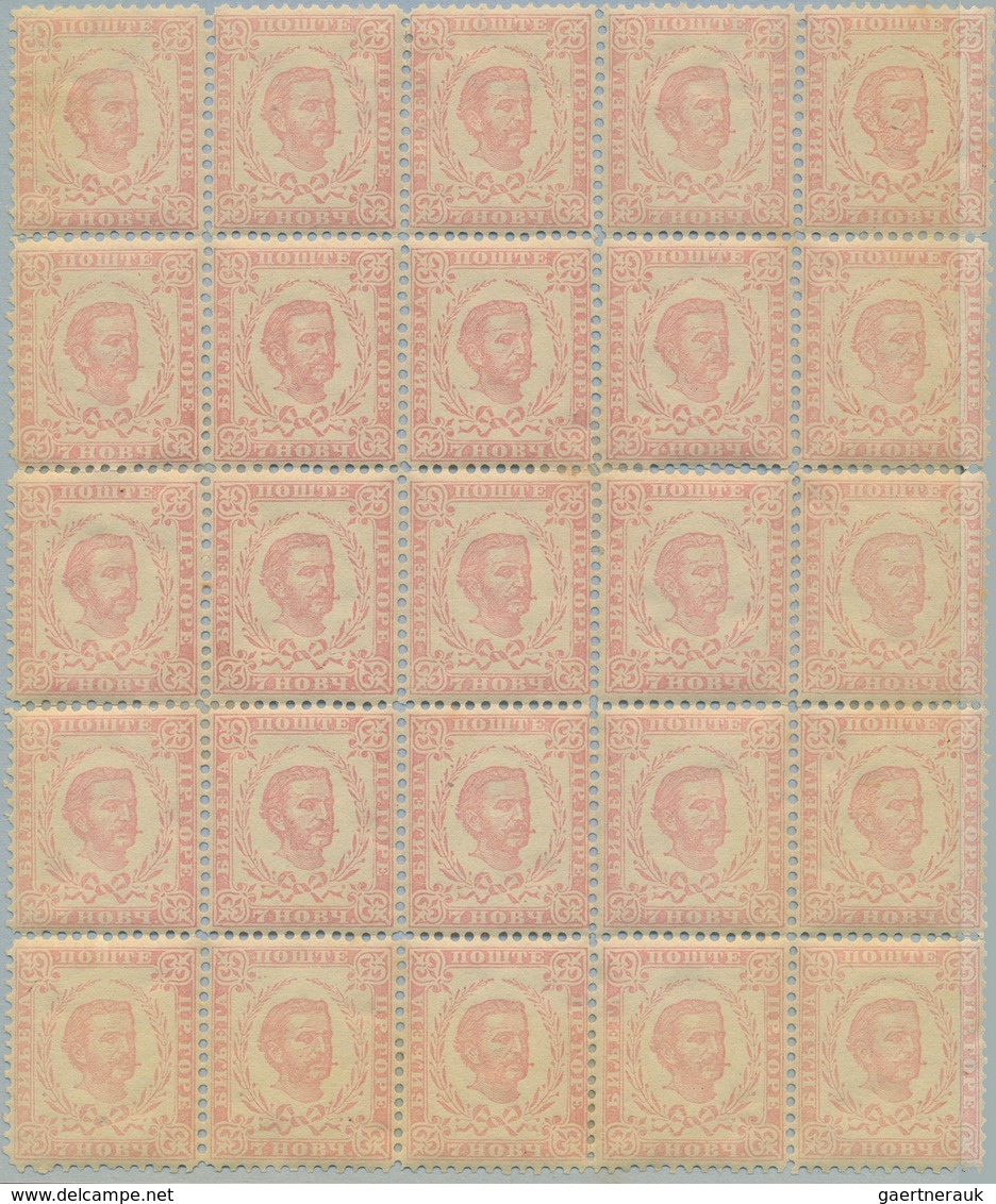 Montenegro: 1874/1914 (ca.), Mint And Used Accumulation On Stockcards, With Plenty Of Early Nikola I - Montenegro