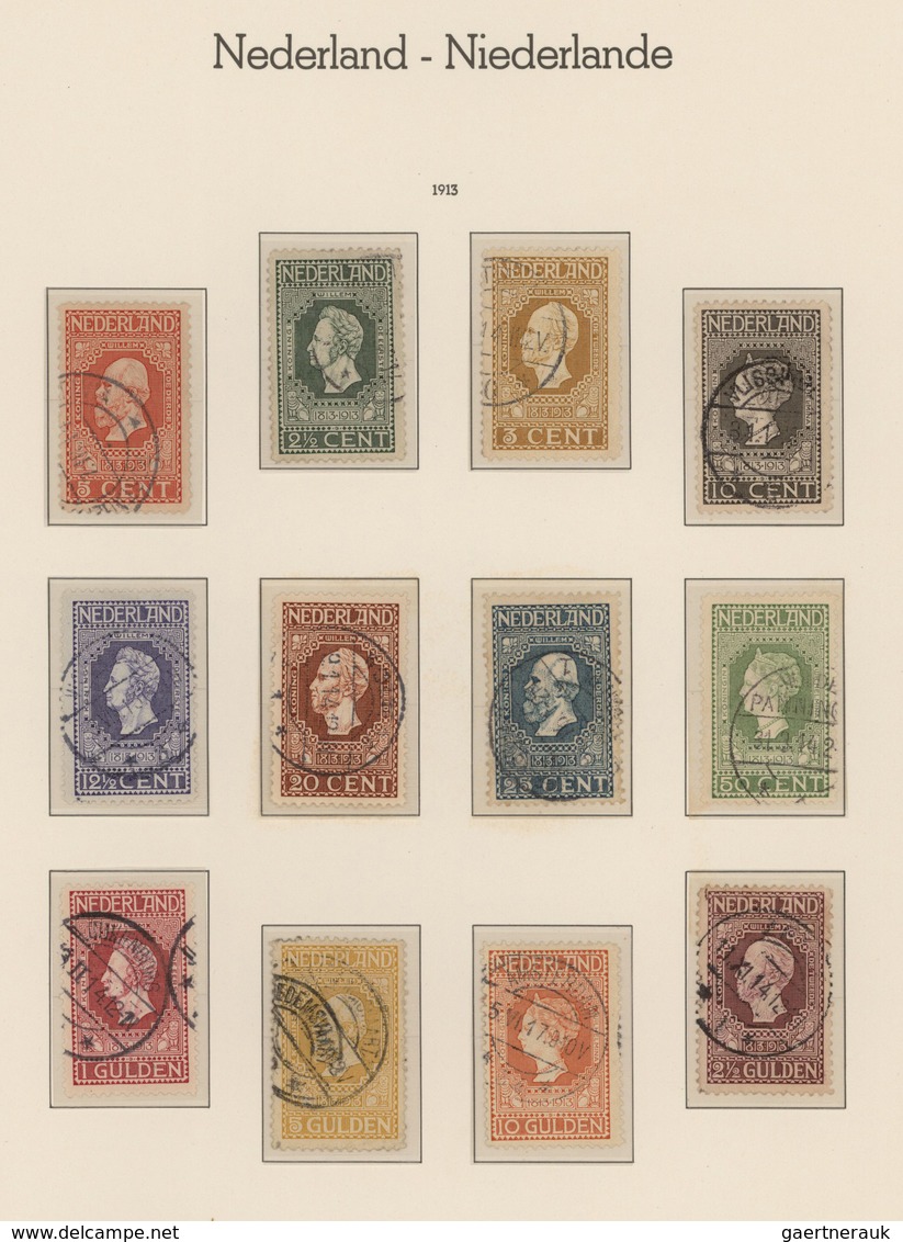 Niederlande: 1852/1983, Netherland/colonies, Used Collection In Four Lighthouse Albums, Well Filled - Otros & Sin Clasificación