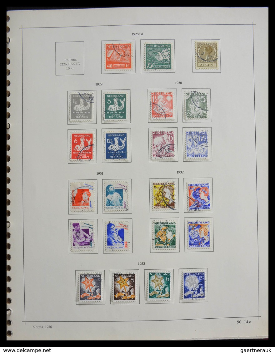 Niederlande: 1852-1980: In the mainnumbers complete, MNH, mint hinged and used collection Netherland