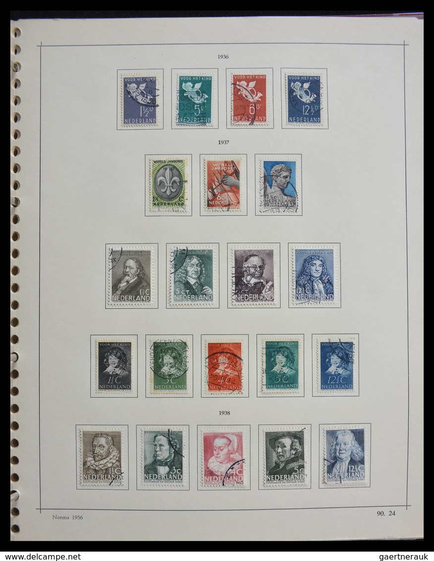 Niederlande: 1852-1980: In the mainnumbers complete, MNH, mint hinged and used collection Netherland