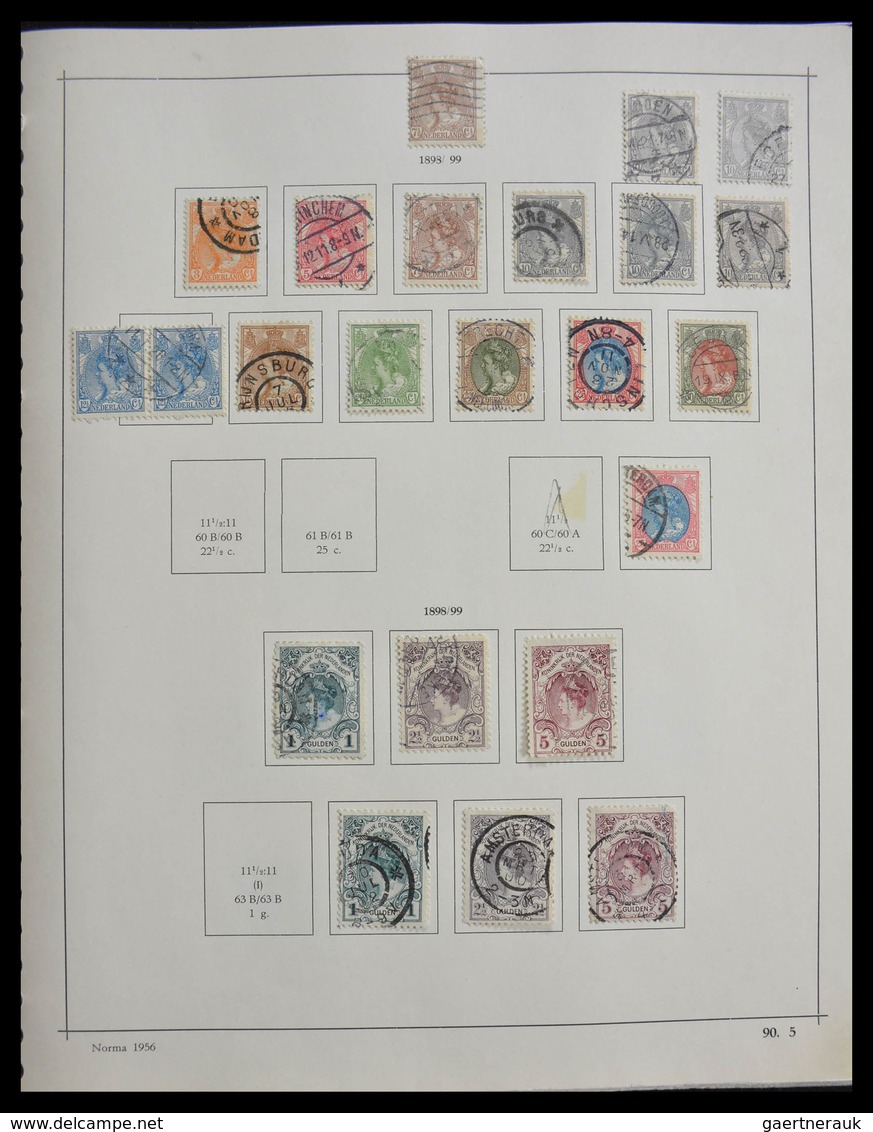 Niederlande: 1852-1980: In the mainnumbers complete, MNH, mint hinged and used collection Netherland