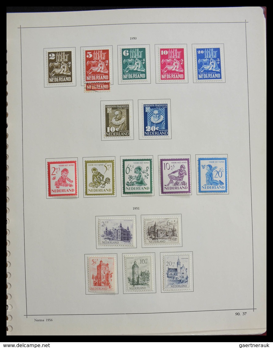 Niederlande: 1852-1980: In the mainnumbers complete, MNH, mint hinged and used collection Netherland