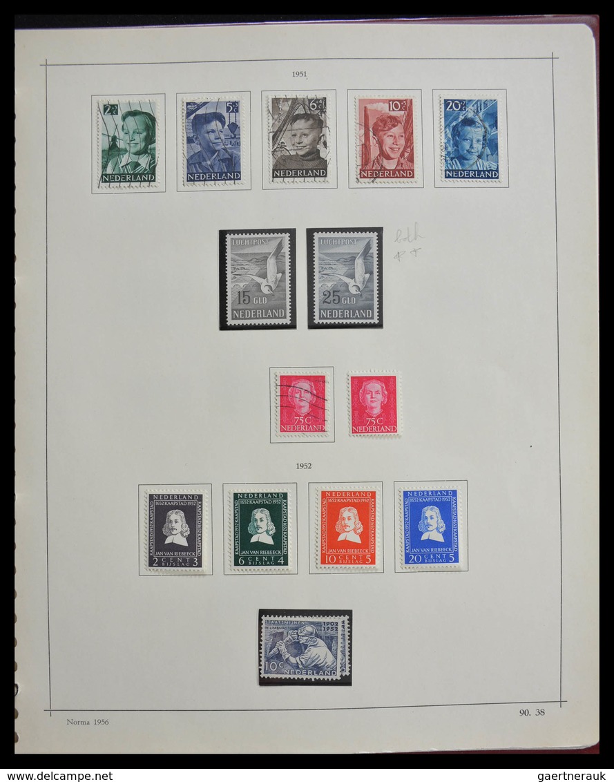 Niederlande: 1852-1980: In the mainnumbers complete, MNH, mint hinged and used collection Netherland