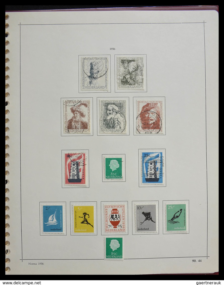 Niederlande: 1852-1980: In the mainnumbers complete, MNH, mint hinged and used collection Netherland