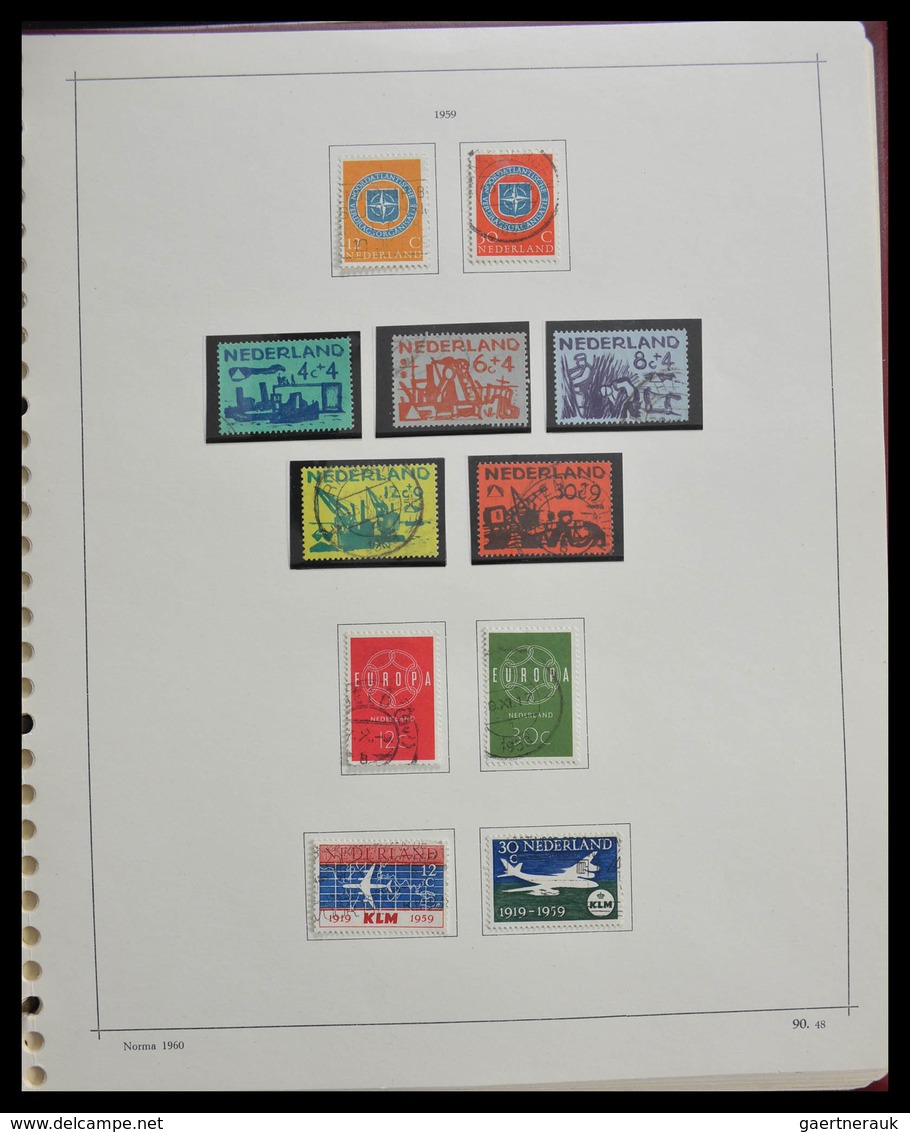 Niederlande: 1852-1980: In the mainnumbers complete, MNH, mint hinged and used collection Netherland