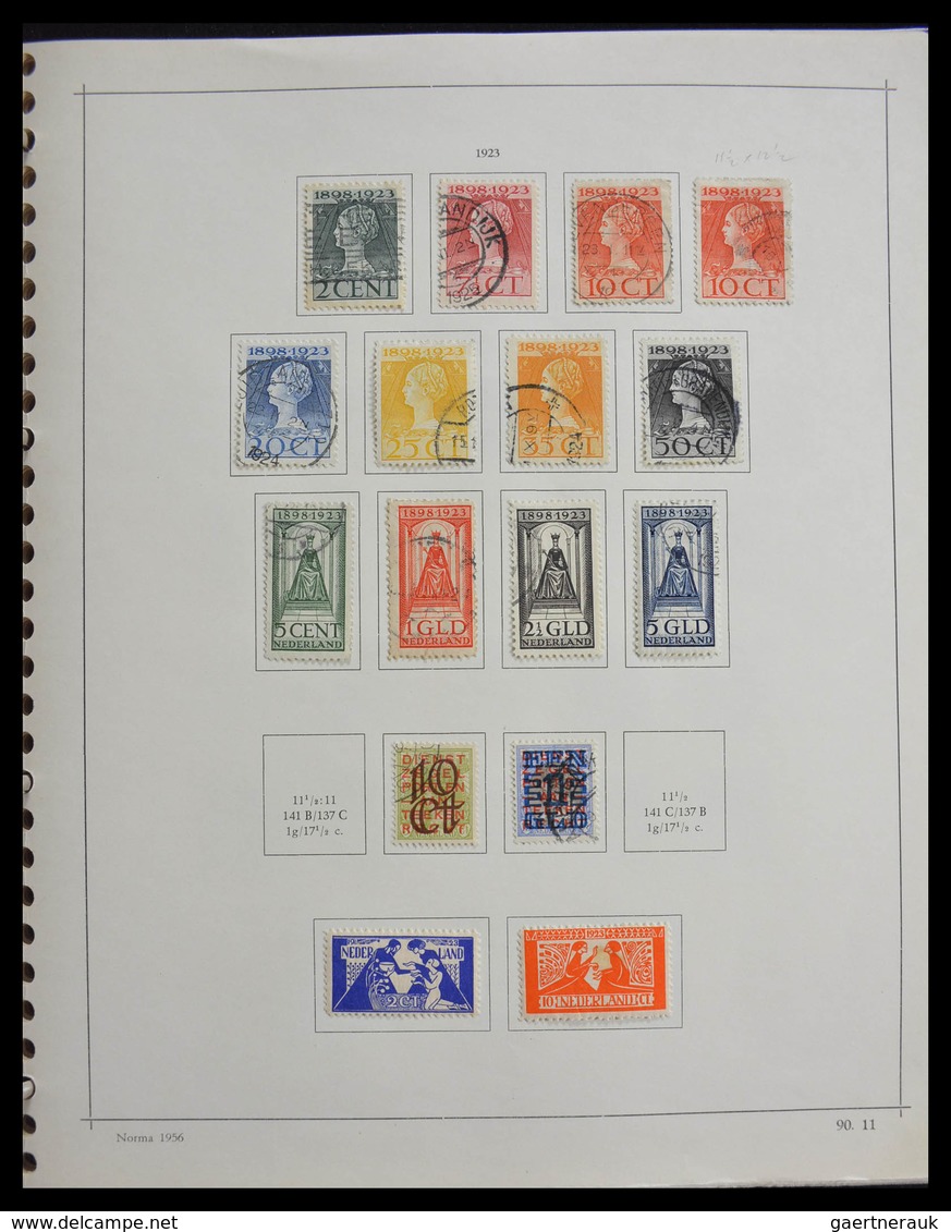 Niederlande: 1852-1980: In the mainnumbers complete, MNH, mint hinged and used collection Netherland