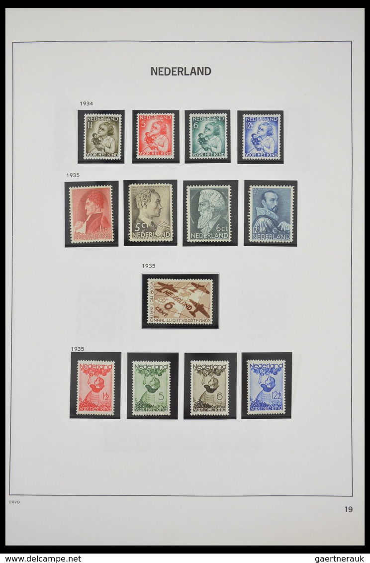 Niederlande: 1852-1992: Very well filled, MNH, mint hinged and used collection Netherlands 1852-1992