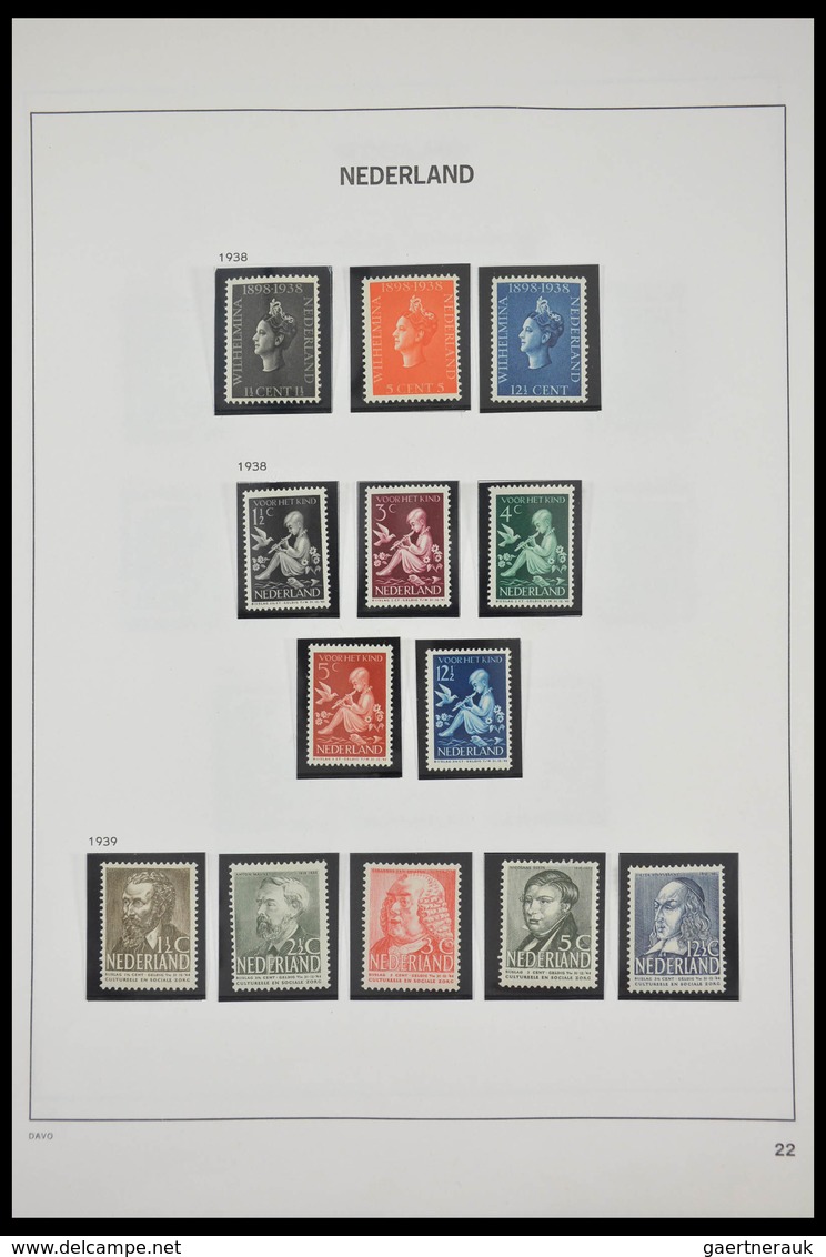 Niederlande: 1852-1992: Very well filled, MNH, mint hinged and used collection Netherlands 1852-1992