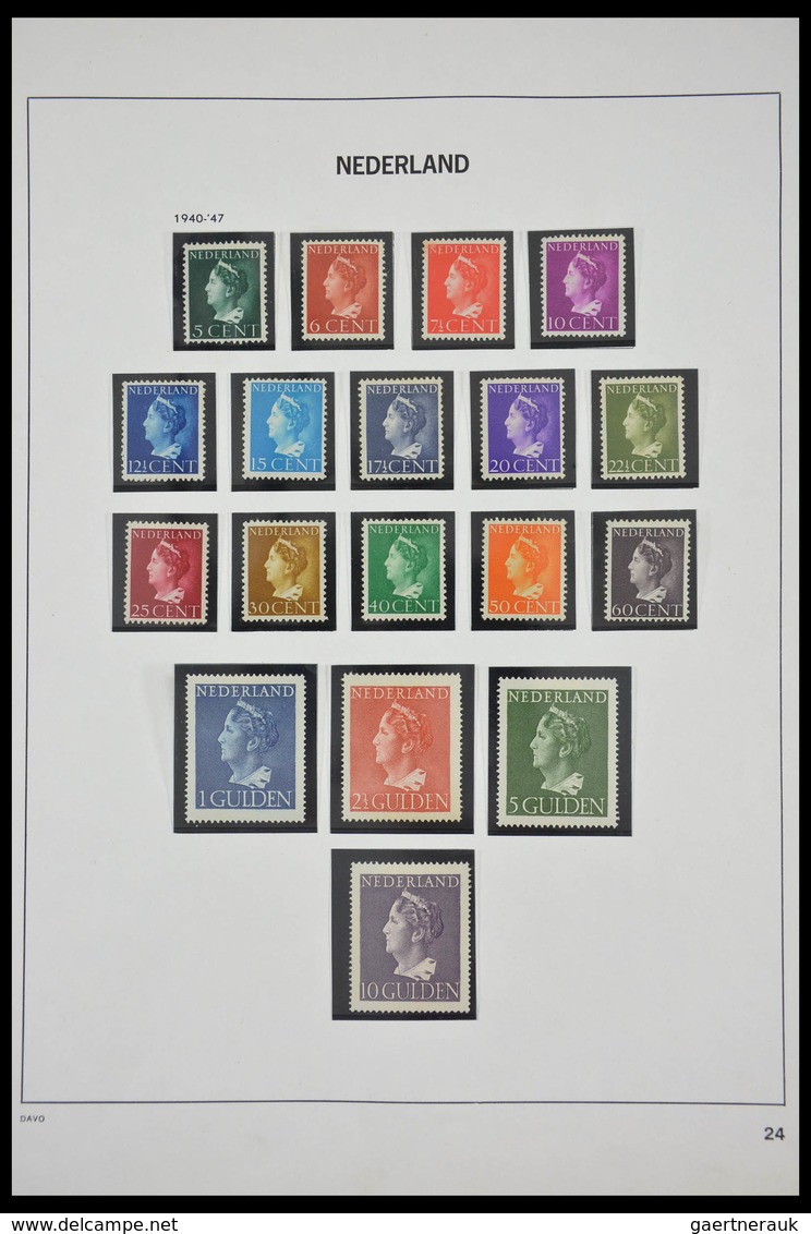 Niederlande: 1852-1992: Very well filled, MNH, mint hinged and used collection Netherlands 1852-1992