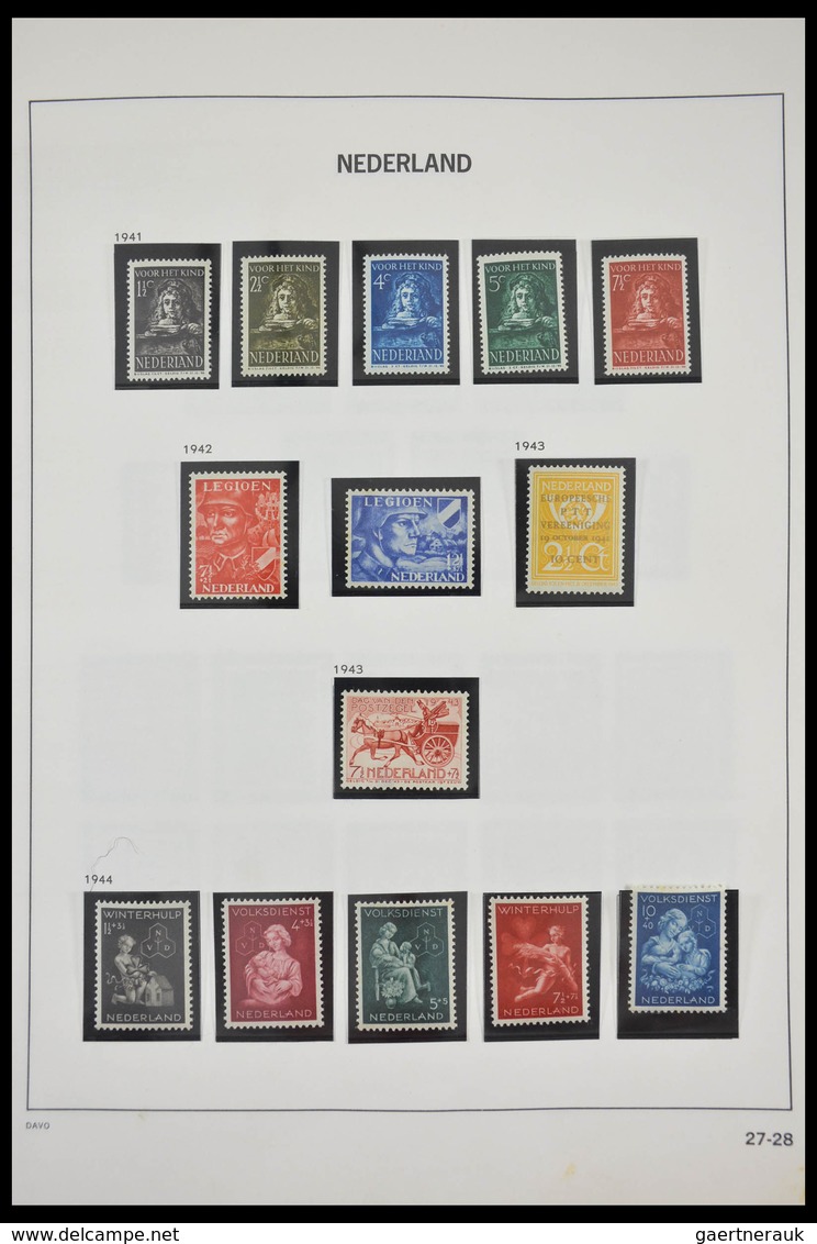 Niederlande: 1852-1992: Very well filled, MNH, mint hinged and used collection Netherlands 1852-1992