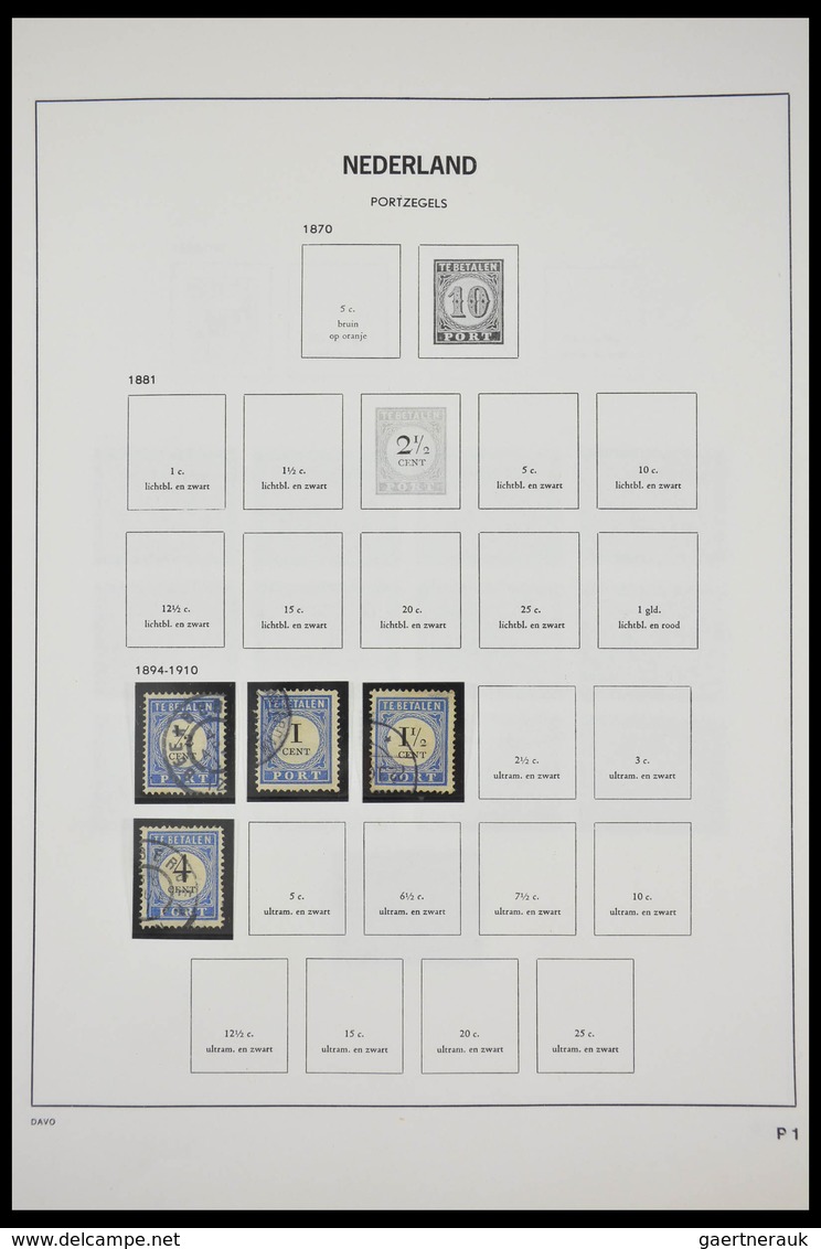 Niederlande: 1852-1992: Very well filled, MNH, mint hinged and used collection Netherlands 1852-1992