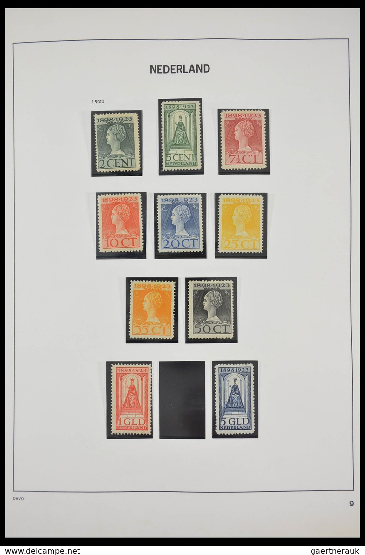 Niederlande: 1852-1992: Very well filled, MNH, mint hinged and used collection Netherlands 1852-1992