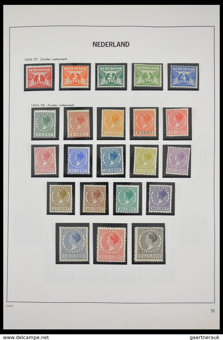 Niederlande: 1852-1992: Very well filled, MNH, mint hinged and used collection Netherlands 1852-1992