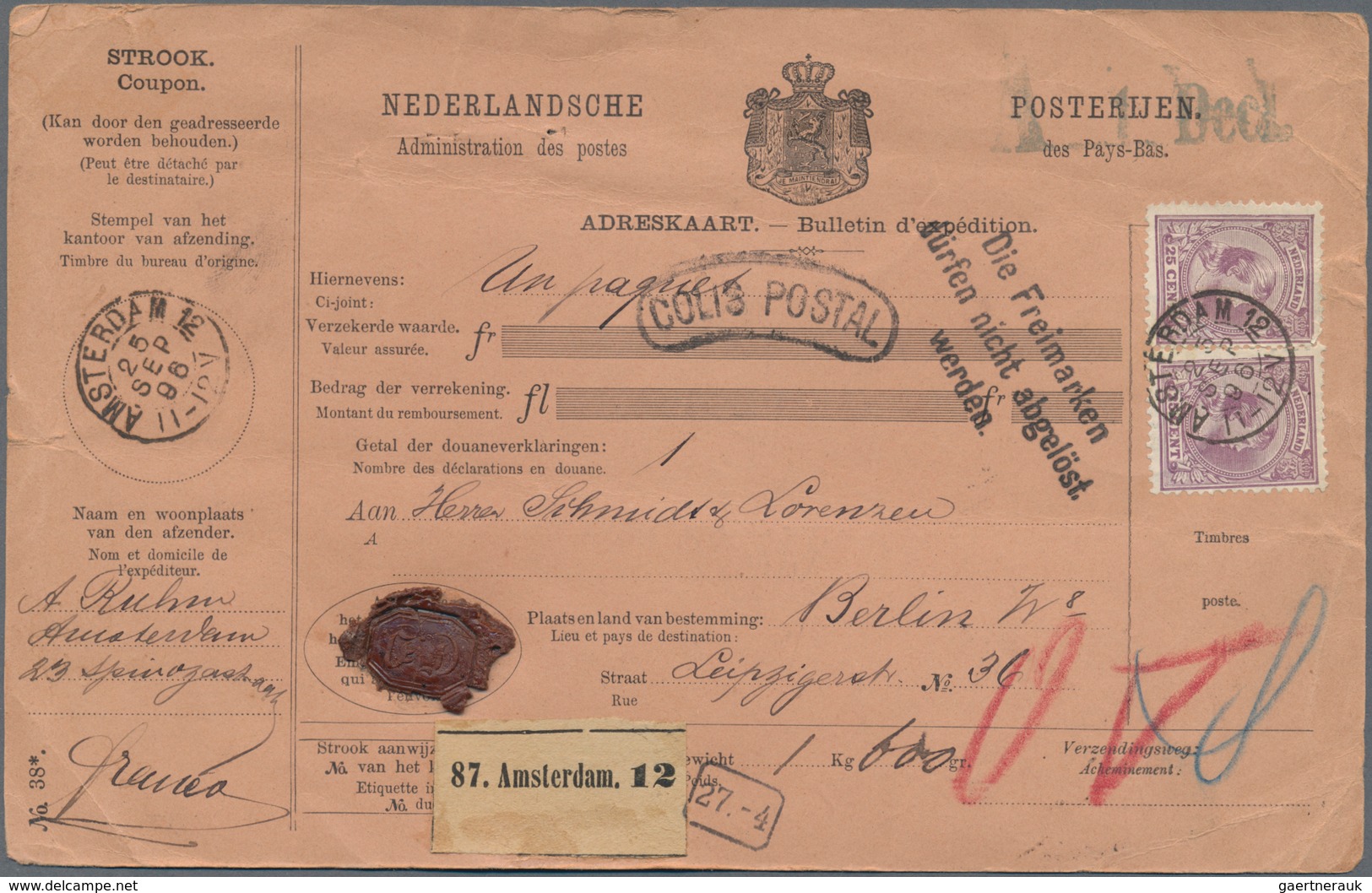 Niederlande: 1870-1960, Schöner Bestand Mit Geschätzt 6-700 Briefen, Belegen, FDC Und Ganzsachen, Da - Sonstige & Ohne Zuordnung