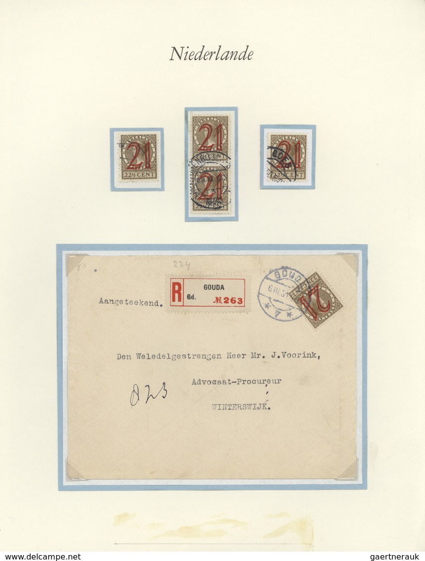 Niederlande: 1925/1946, Specialized Exhibition Collection "postal Rates" With 78 Covers, Comprising - Sonstige & Ohne Zuordnung